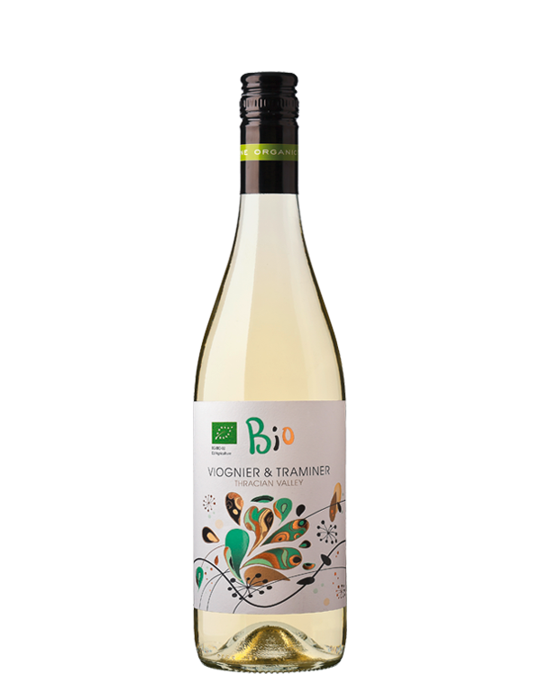 Weißwein VIOGNIER DE-ÖKO-006, Elenovo, TRAMINER, Weinmarketing l, 0,75 Bulgarien & BIO, Bossev 